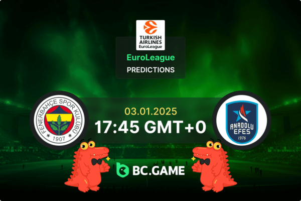 Fenerbahce vs Anadolu Efes Prediction, Odds, Betting Tips – EuroLeague 03/01/2024