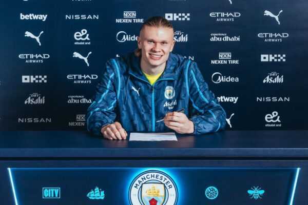 Erling Haaland Signs Record-Breaking Contract with Manchester City Until 2034