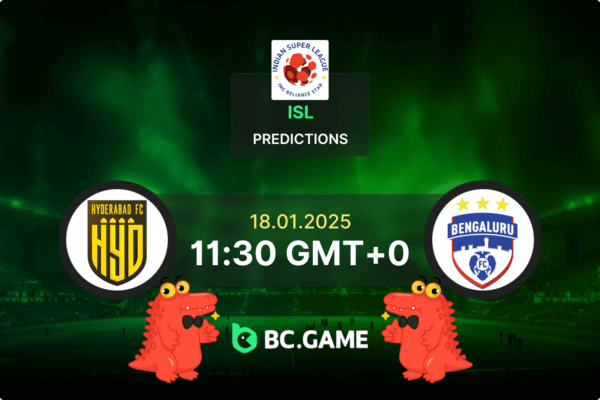 Hyderabad vs Bengaluru FC Prediction, Odds, Betting Tips – Indian Super League 18/01/2025