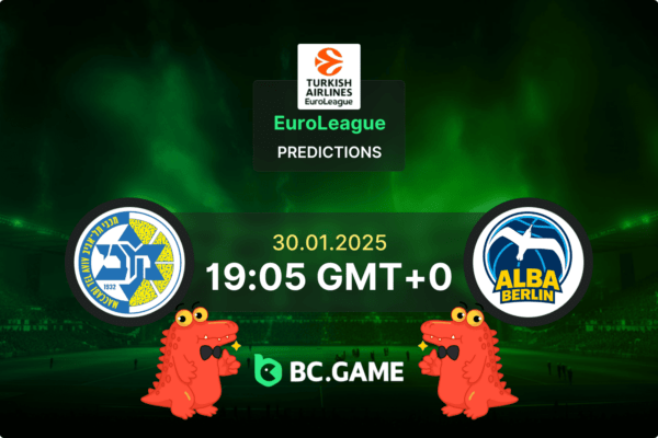 Maccabi Tel Aviv vs Alba Berlin Prediction, Odds, Betting Tips – EuroLeague 30/01/2025