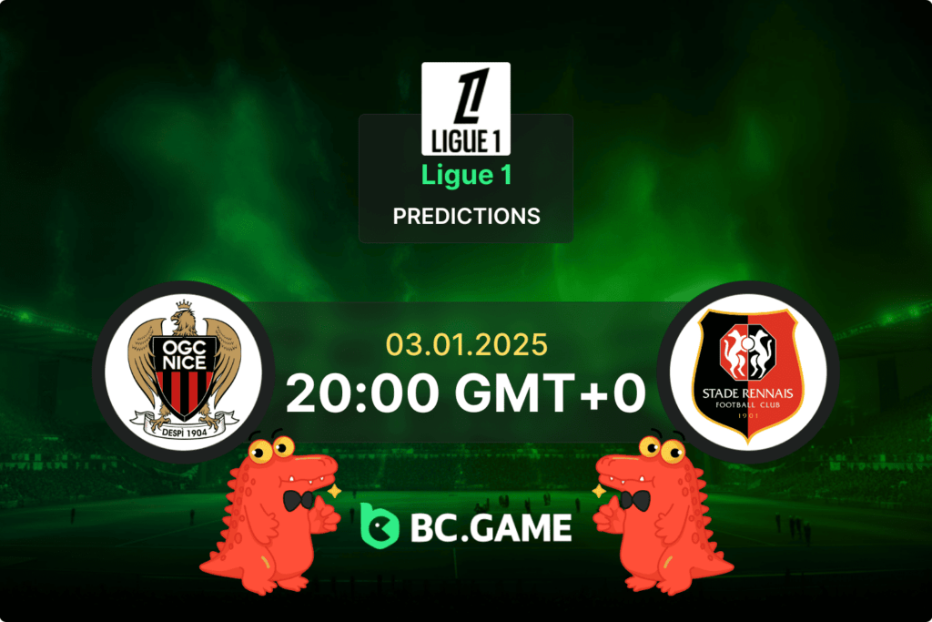 Nice vs Rennes (3:2): Ligue 1 03/01/2025