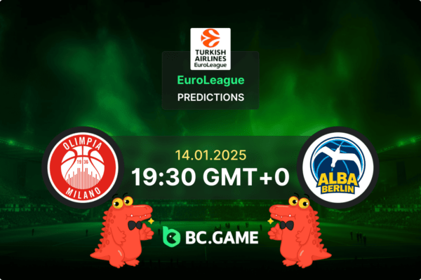 Olimpia Milano vs Alba Berlin Prediction, Odds, Betting Tips – EuroLeague 14/01/2025