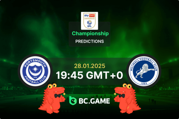 Portsmouth vs Millwall Prediction, Odds, Betting Tips – Championship 28/01/2025