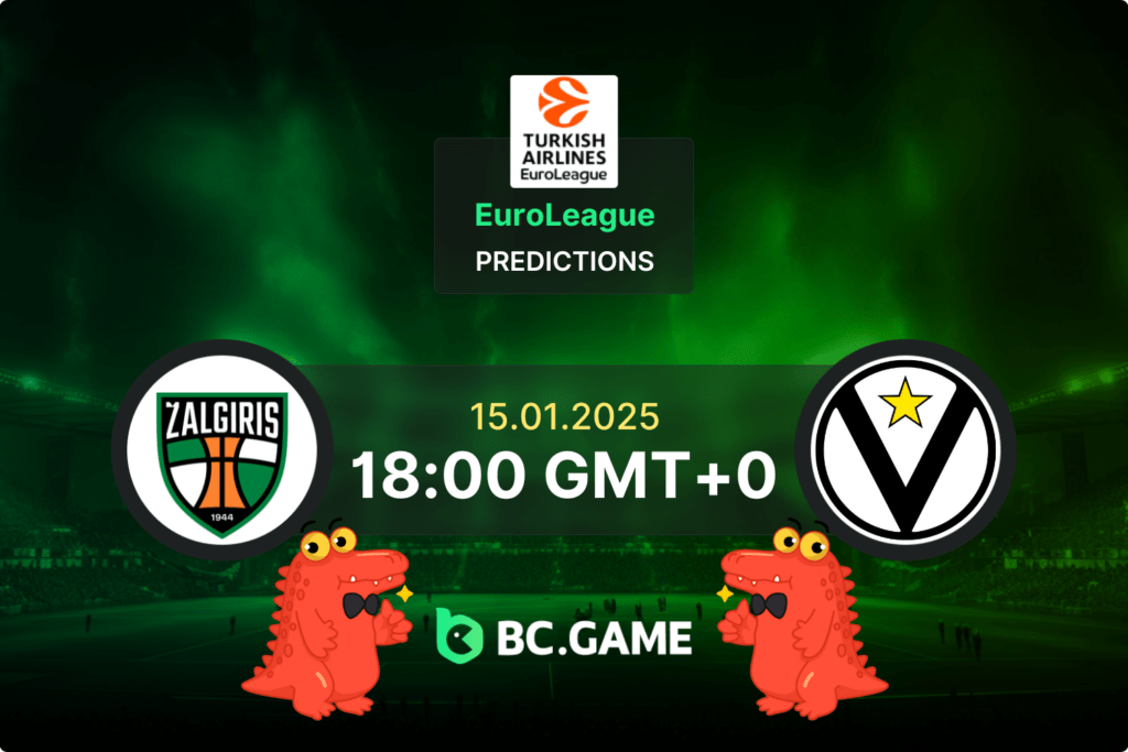 Zalgiris Kaunas vs Virtus Bologna (77:68): EuroLeague 15/01/2025