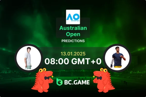 Alexander Shevchenko vs Carlos Alcaraz (0:3): Australian Open 13/01/2025