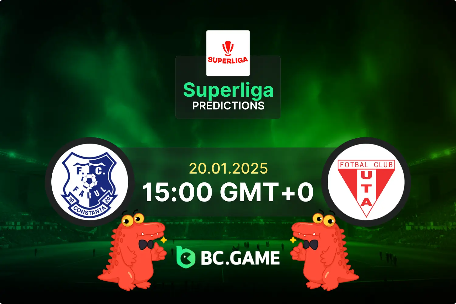 Farul Constanta vs UTA Arad (1:1): Romania Superliga 20/01/2025 | BC.GAME, image size:1500x1000