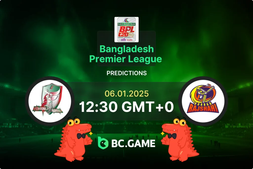 Fortune Barishal vs Durbar Rajshahi (Durbar Rajshahi won by 1 wickets) Bangladesh Premier League 06/01/2025