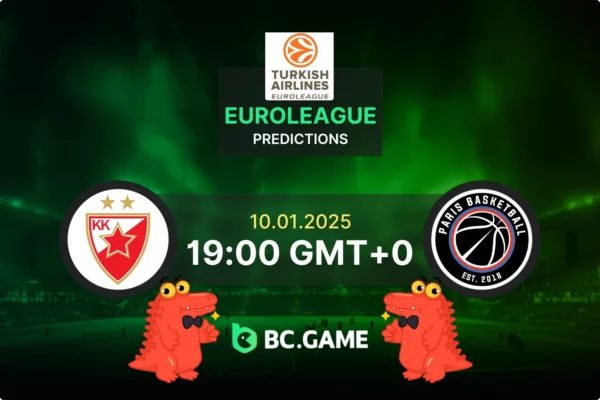 KK Crvena Zvezda vs Paris Prediction, Odds, Betting Tips – Euroleague 10/01/2025