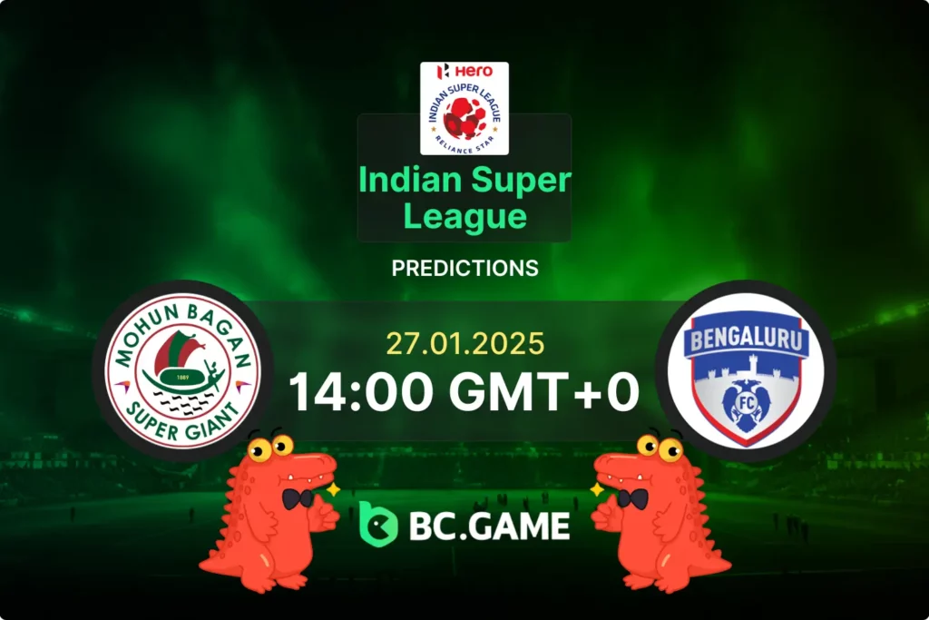 Mohun Bagan vs Bengaluru FC (1:0): ISL 27/01/2025