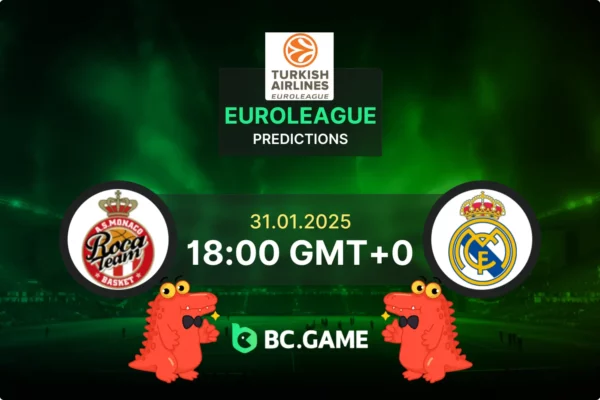 Monaco vs Real Madrid Prediction, Odds, Betting Tips – EuroLeague 31/01/2025