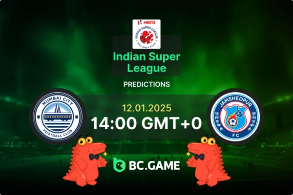 Mumbai City FC vs Jamshedpur FC Prediction, Odds, Betting Tips – Indian Super League 12/01/2025