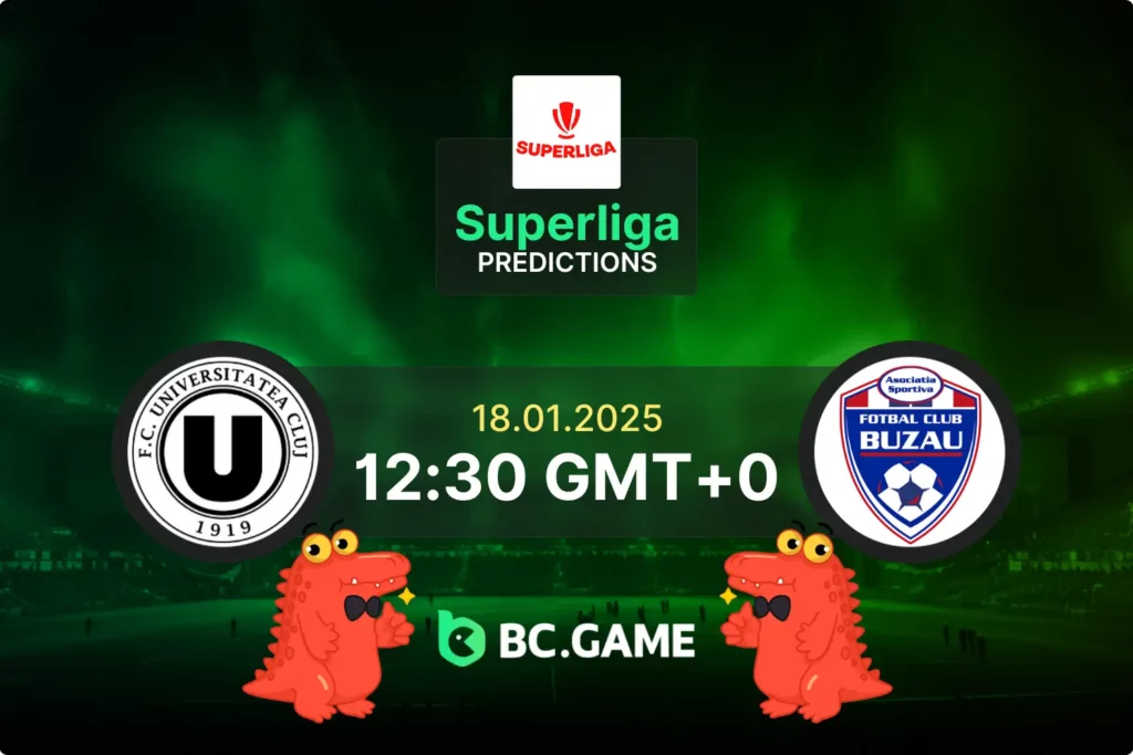 Universitatea Cluj vs FC Buzau Prediction, Odds, Betting Tips – Superliga 18/01/2025