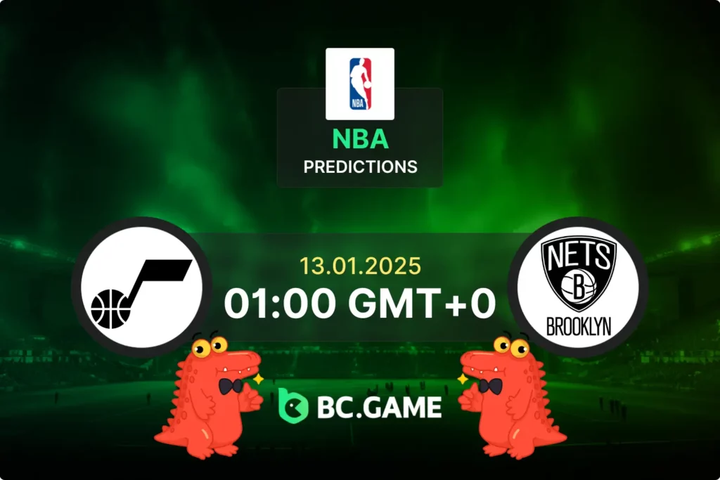 Utah Jazz vs Brooklyn Nets (112:111): NBA 13/01/2025