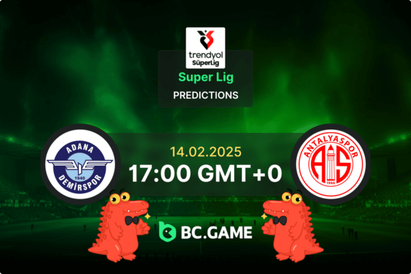 Adana Demirspor vs Antalyaspor (1:1): Turkish Super Lig 14/02/2025