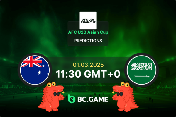 Australia U20 vs Saudi Arabia U20 (1:1, 5:4 After Penalties): AFC U20 Asian Cup 01/03/2025