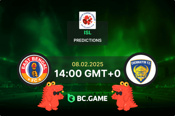 East Bengal vs Chennaiyin Prediction, Odds, Betting Tips – Indian Super League 08/02/2025