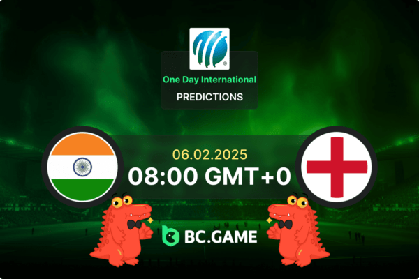 India vs England Prediction, Odds, Betting Tips – One Day International 06/02/2025