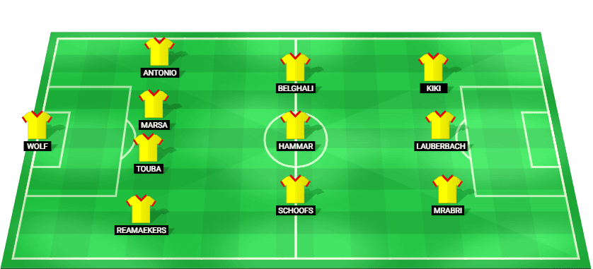 KV Mechelen predicted starting lineup for the match against Gent in Jupiler Pro League 2025.