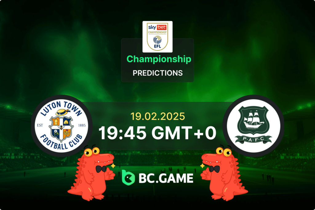 Luton vs Plymouth (1:1): Championship 19/02/2025