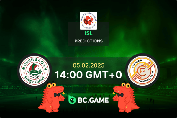 Mohun Bagan vs Punjab Prediction, Odds, Betting Tips – Indian Super League 05/02/2025