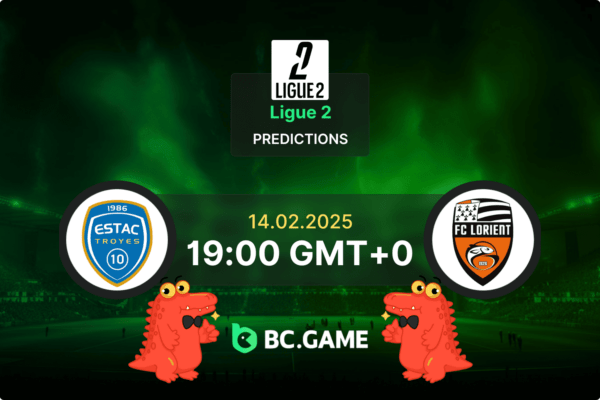 Troyes AC vs Lorient (0:1): Ligue 2 14/02/2025