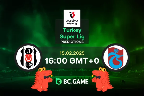 Besiktas vs Trabzonspor (2:1): Turkish Super Lig 15/02/2025