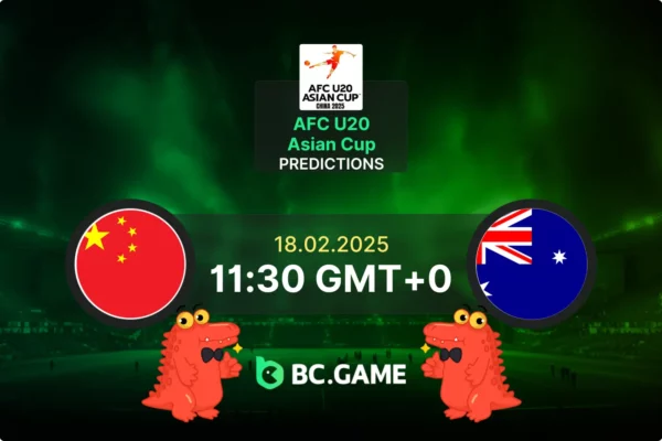 China U20 vs Australia U20 (1:2): AFC U20 Asian Cup 18/02/2025