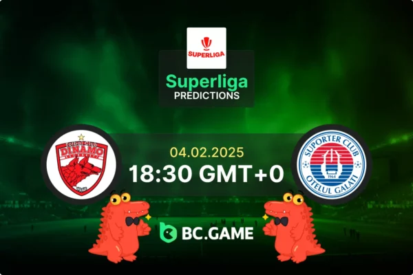 Dinamo Bucharest vs Otelul Galati (1:0): Romania Superliga 04/02/2025