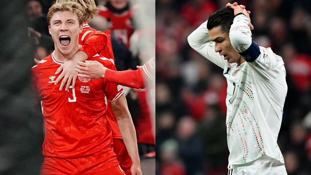 Rasmus Hojlund Denies Disrespecting Cristiano Ronaldo After Copying ‘Siu’ Celebration in Denmark Win