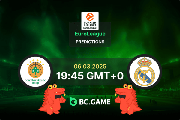 Panathinaikos vs Real Madrid Prediction, Odds, Betting Tips – EuroLeague 06/03/2025