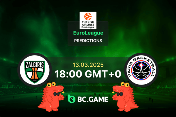 Zalgiris Kaunas vs Paris Prediction, Odds, Betting Tips – Euroleague 13/03/2025