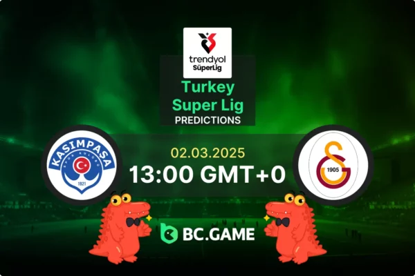 Kasimpasa vs Galatasaray (3:3): Turkish Super Lig 02/03/2025