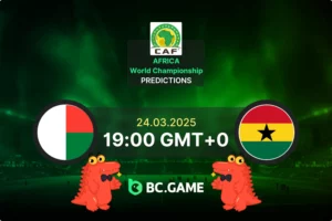 Madagascar vs Ghana Prediction, Odds, Betting Tips – World Cup 2026 Qualification 24/03/2025