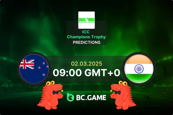 New Zealand vs India (India won by 44 runs.): ICC Champions Trophy 02/03/2025