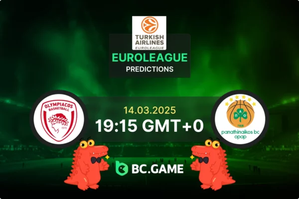 Olympiacos vs Panathinaikos Prediction, Odds, Betting Tips – Euroleague 14/03/2025