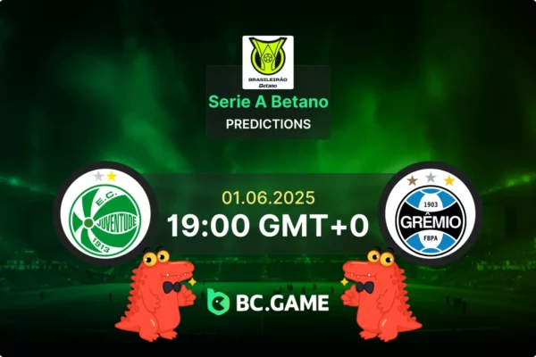 Juventude vs Gremio (0:2): Serie A 01/06/2025
