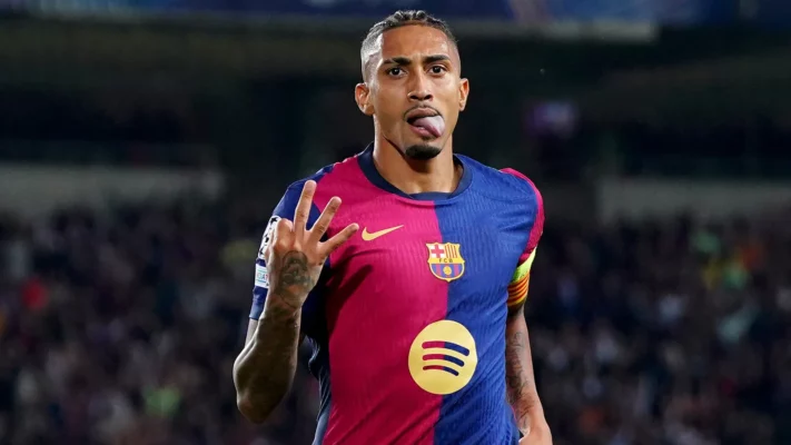 Рафинья восхваляет Флика за чемпионство Барселоны