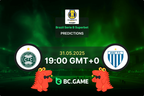 Coritiba vs Avaí (2:1): Serie B Superbet 31/05/2025