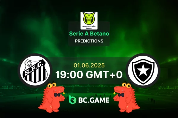 Santos FC vs Botafogo RJ (0:1): Serie A Betano 01/06/2025