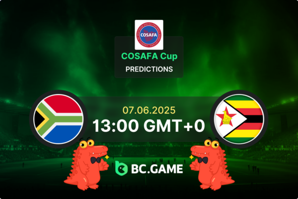 South Africa vs Zimbabwe (2:0): COSAFA Cup 07/06/2025
