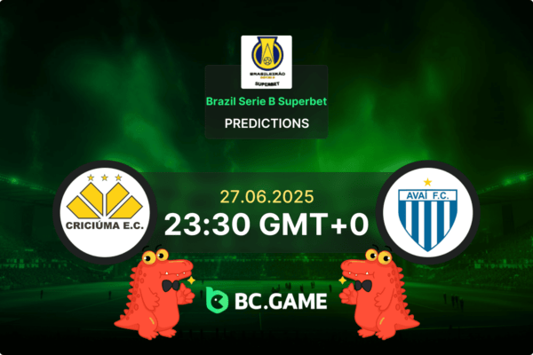 Criciúma vs Avaí (1:2): Série B 27/06/2025