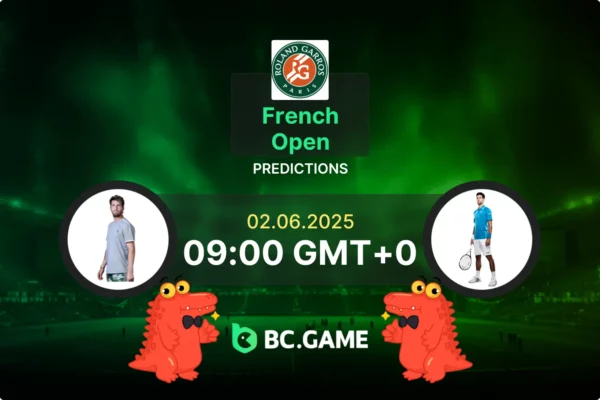Cameron Norrie vs Novak Djokovic (0:3): French Open 02/06/2025