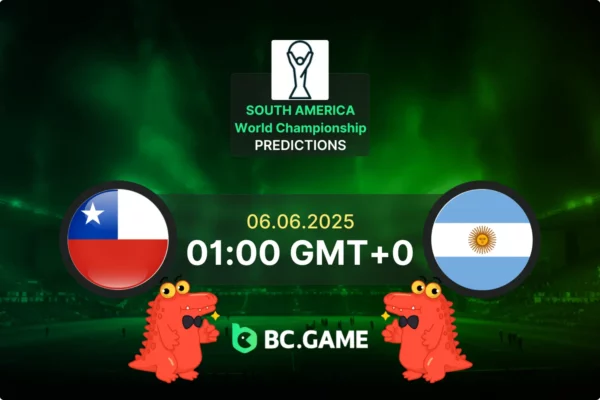 চিলি বনাম আর্জেন্টিনা ভবিষ্যদ্বাণী, সম্ভাবনা, বাজির টিপস – বিশ্ব চ্যাম্পিয়নশিপ যোগ্যতা ০৬/০৬/২০২৫