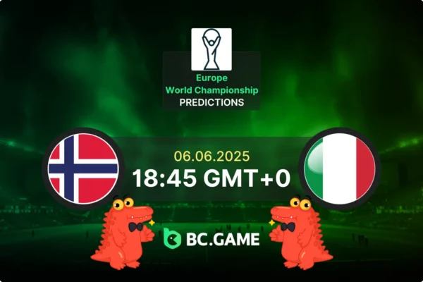 নরওয়ে বনাম ইতালি ভবিষ্যদ্বাণী, সম্ভাবনা, বাজির টিপস – বিশ্ব চ্যাম্পিয়নশিপ যোগ্যতা ০৬/০৬/২০২৫