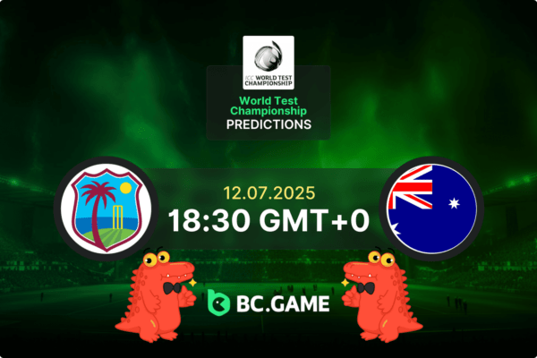 West Indies vs Australia (Australia 225 (82 ov)): World Test Championship 12/07/2025