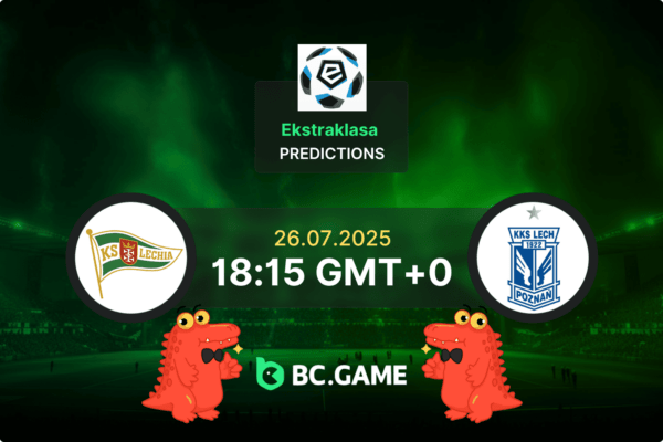Лехия Гданьск – Лех Познань: Прогнозы, коэффициенты, советы по ставкам – Экстракласа 26.07.2025