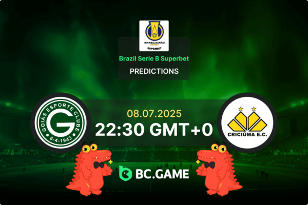 Goias vs Criciuma (1:1): Brazil Serie B 08/07/2025