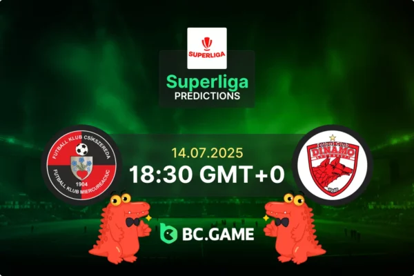 Csikszereda Miercurea Ciuc vs Dinamo Bucuresti (2:2): Romanian SuperLiga 14/07/2025