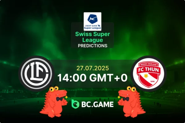 FC Lugano vs FC Thun (1:2) Swiss Super League 27/07/2025