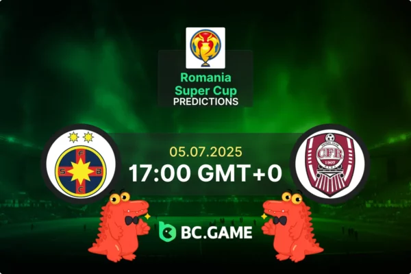 FCSB vs CFR Cluj (2:1): Romania Super Cup 05/07/2025